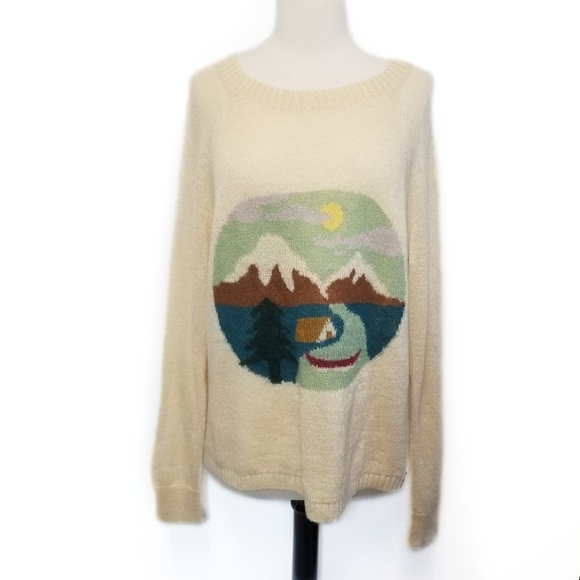 WOOLRICH NWT Womens Cream Crew Neck Sweater Size L - Picture 6 of 8